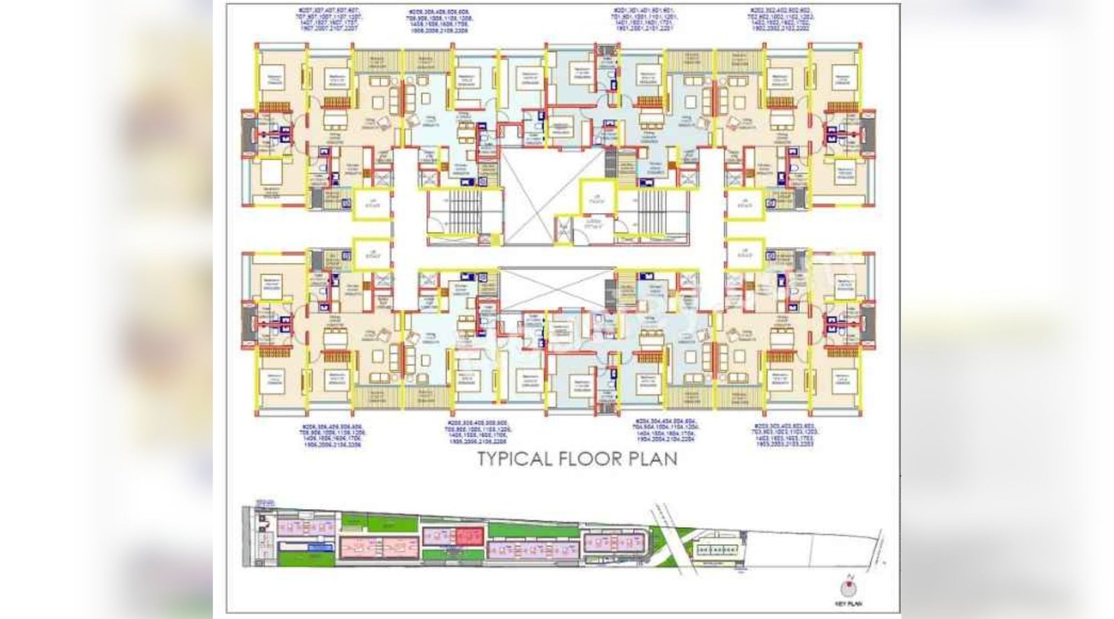 Pristine-O2-World-Typical-Floor-Plan